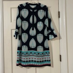 Shift dress with 3/4 sleeves- Sz 12